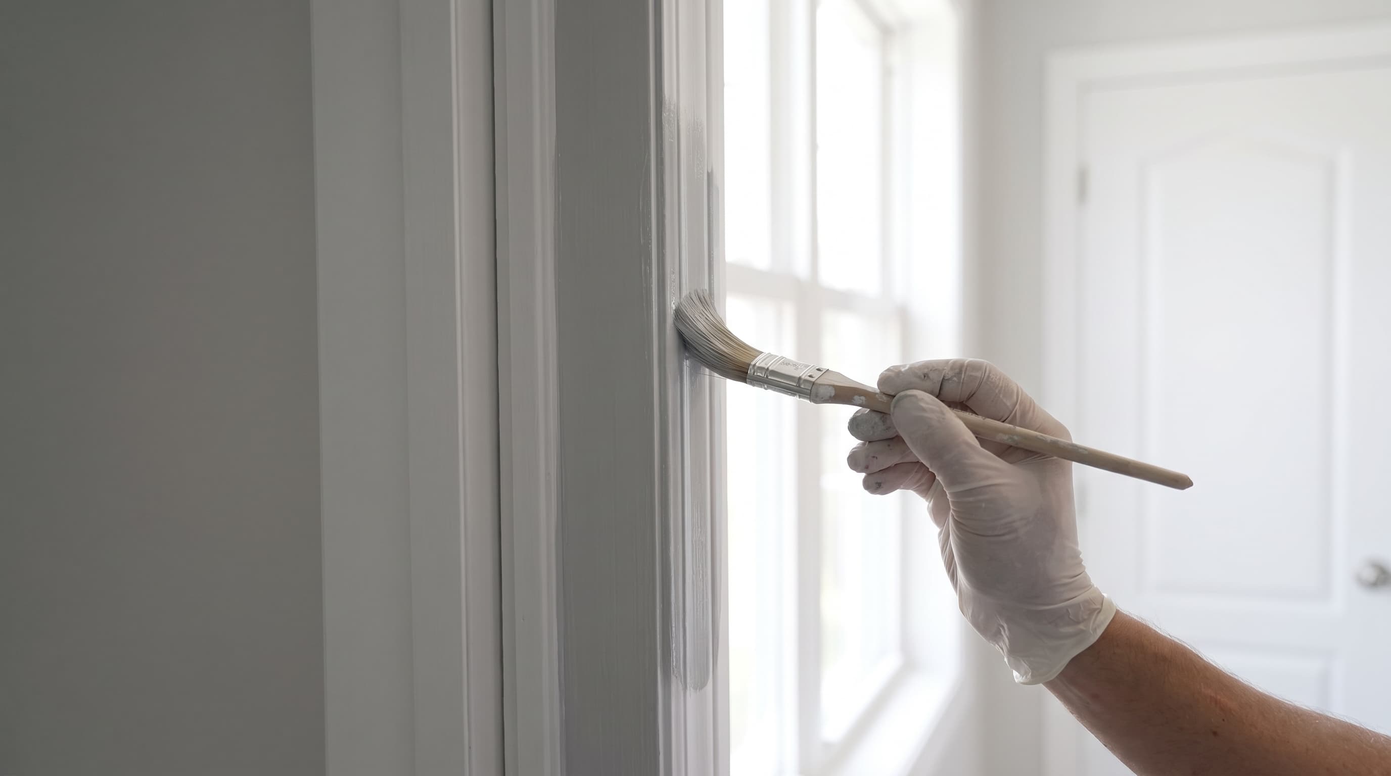 Detailed Door Frame Painting